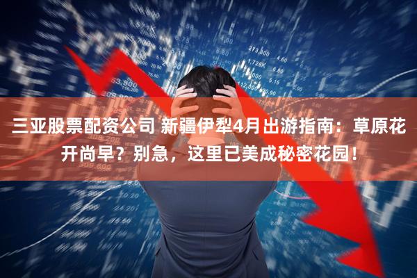 三亚股票配资公司 新疆伊犁4月出游指南：草原花开尚早？别急，这里已美成秘密花园！
